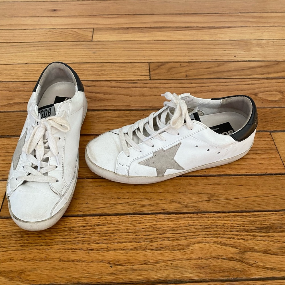 Golden Goose Superstar Sneakers, white, size 36